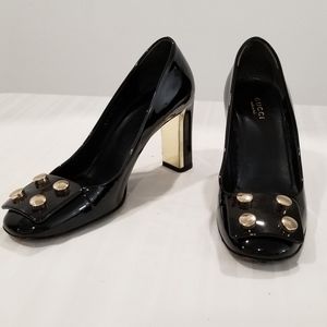Gucci patent leather heels
